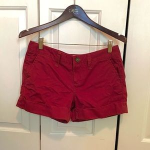Rusty red shorts